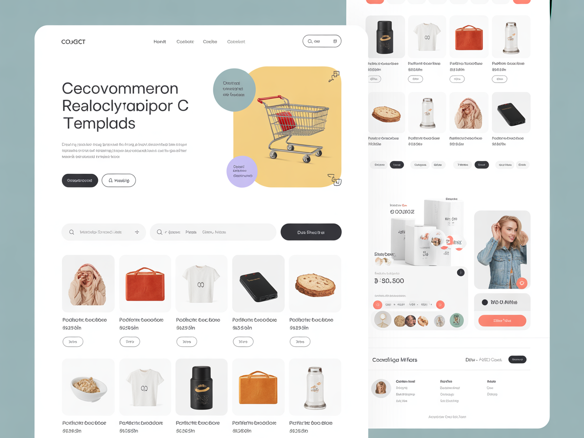 E-commerce & Retail website template