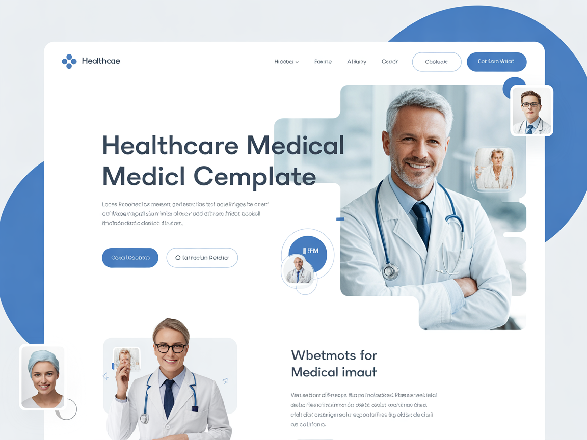 Healthcare & Medical website template