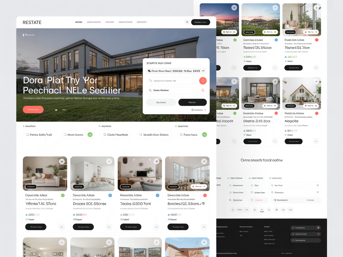 Real Estate website template